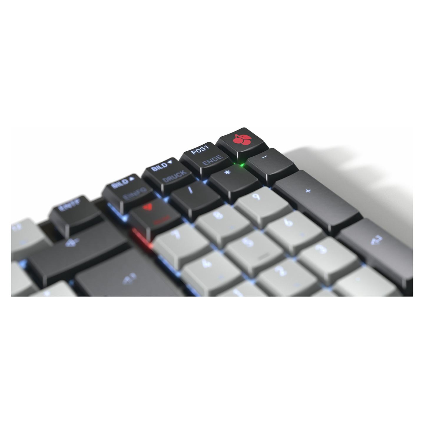 Tastierë Pa kabllo CHERRY KW 550 MX LP / Mekanike / 96% / 99 Taste / MX Low Profile 2.0 / Bluetooth 5.2 / USB-C / US Layout / Backlit – Zezë - 7