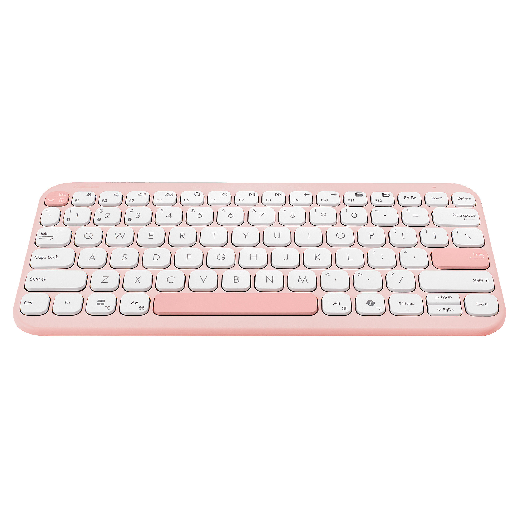 Tastierë pa Kabllo ASUS Marshmallow KW100 / QWERTZ – Rozë - 4