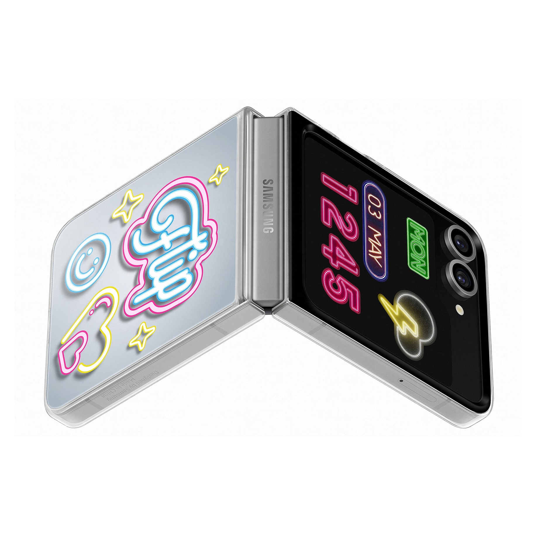 Mbrojtëse Samsung Flipsuit për Galaxy Z Flip6, transparente - 2