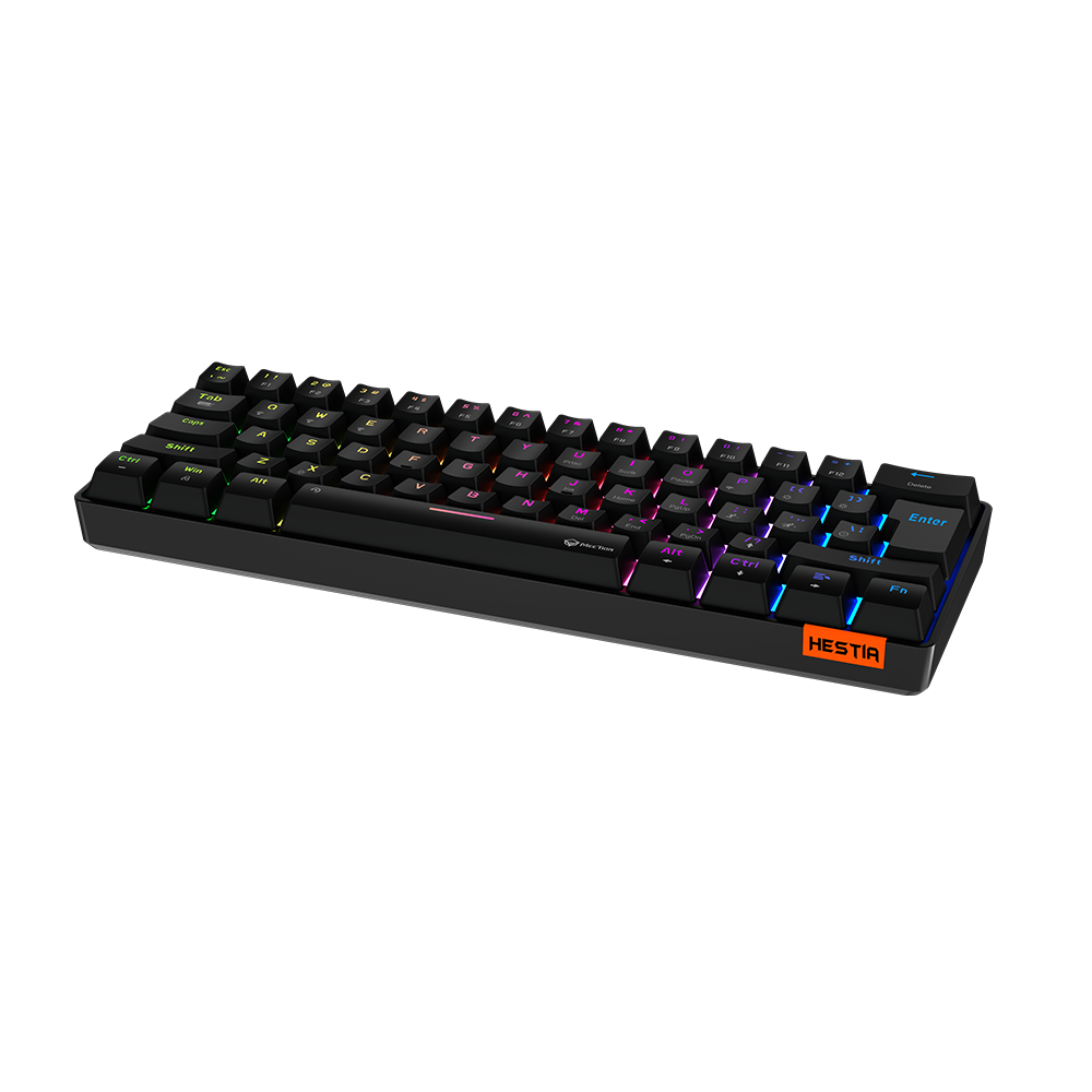 Tastierë Gaming Meetion MK005BT Hestia Mechanical 60% / Bluetooth / US / e zezë - 4