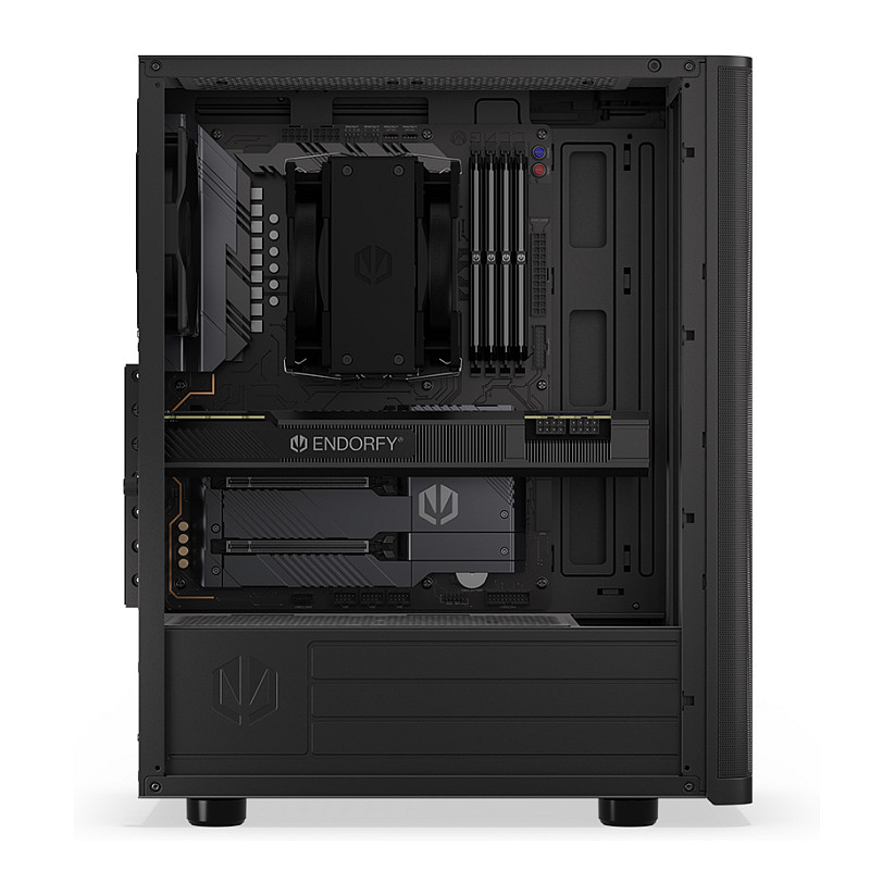 Kasë PC ENDORFY Ventum 200 Solid / Tower / Radiator 360mm / SSD 2.5" / HDD 2.5"/3.5" - Zezë - 7