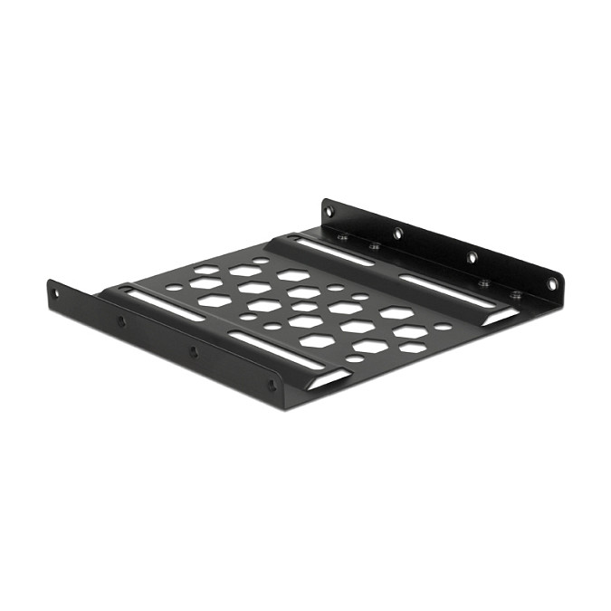 Aksesor për Disqe DeLOCK 21287 / 2.5" në 3.5" / Installation Frame - Zezë