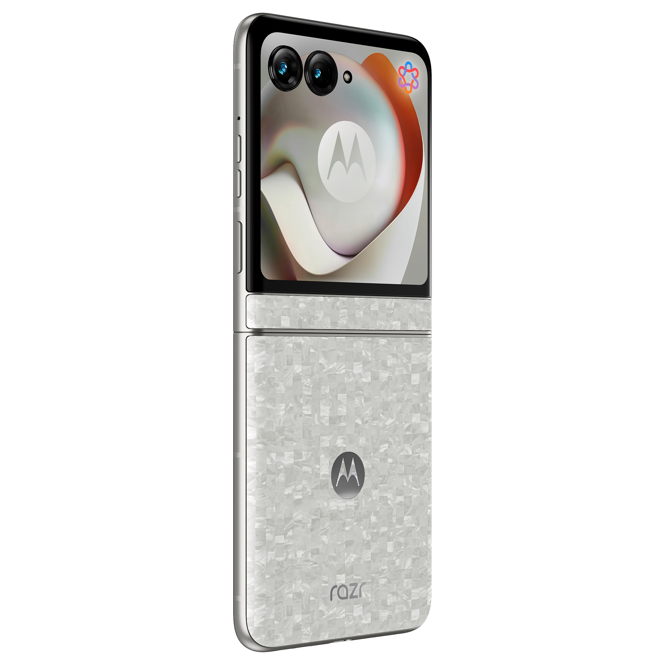 Telefon Motorola Razr 70 5G / 8GB / 256GB / Dual SIM - Bardhë - 9