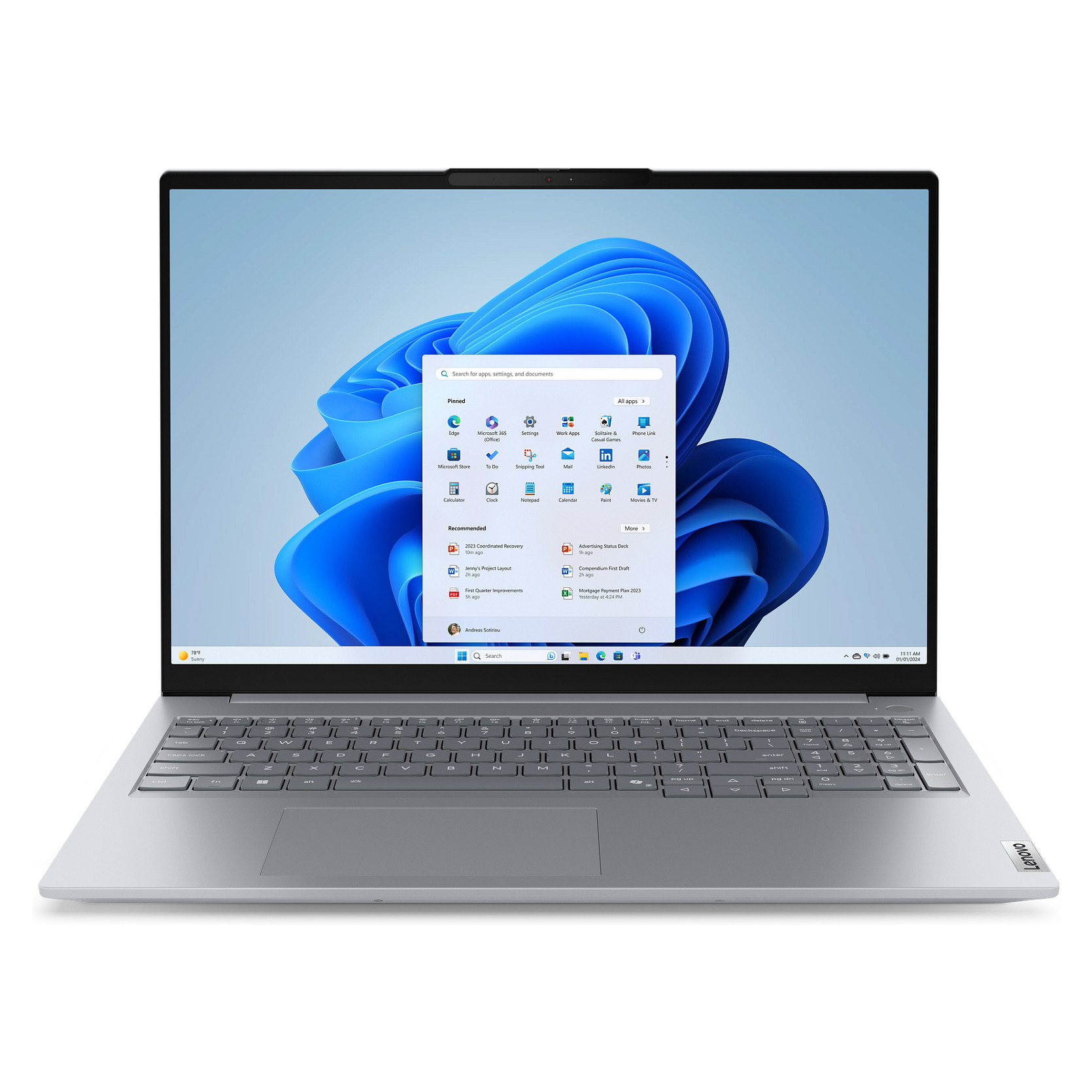 Laptop Lenovo ThinkBook 16 G8 / Ultra 5-225U / 16GB DDR5 / 512GB / 16" WUXGA IPS / Intel Graphics / DE  - Hiri - 1
