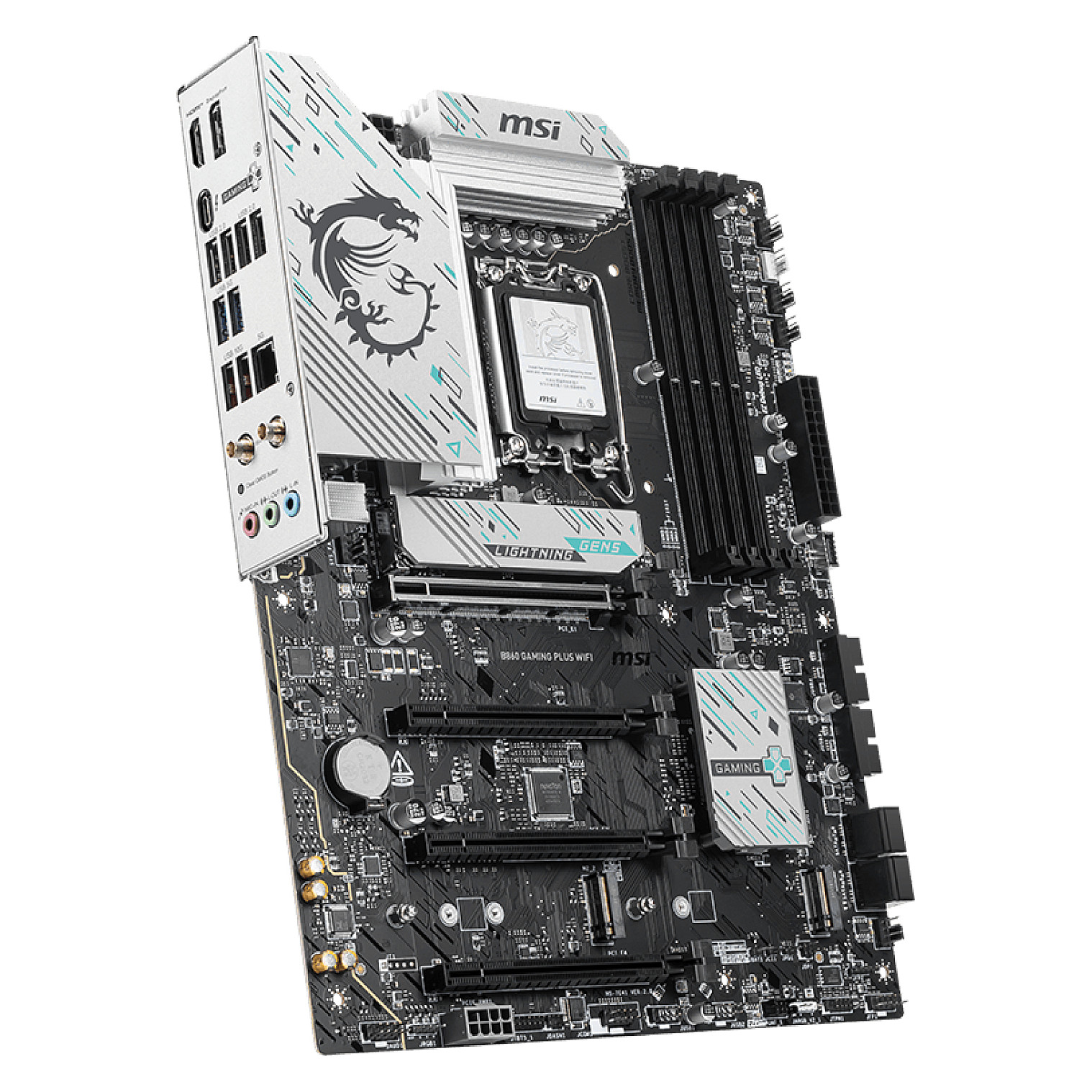 Pllakë Amë MB Intel LGA1851 MSI B860 GAMING PLUS WIFI DDR5 - 4