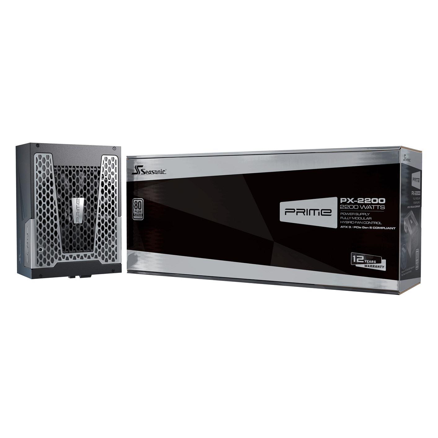 Furnizues Energjie 2200W Seasonic Prime PX-2200 ATX30 Modular Platin - 8