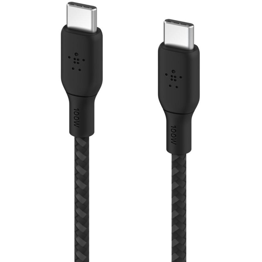 Kabllo USB-C Belkin BOOST CHARGE / USB-C në USB-C / 100 W / 3 m - Zezë - 2