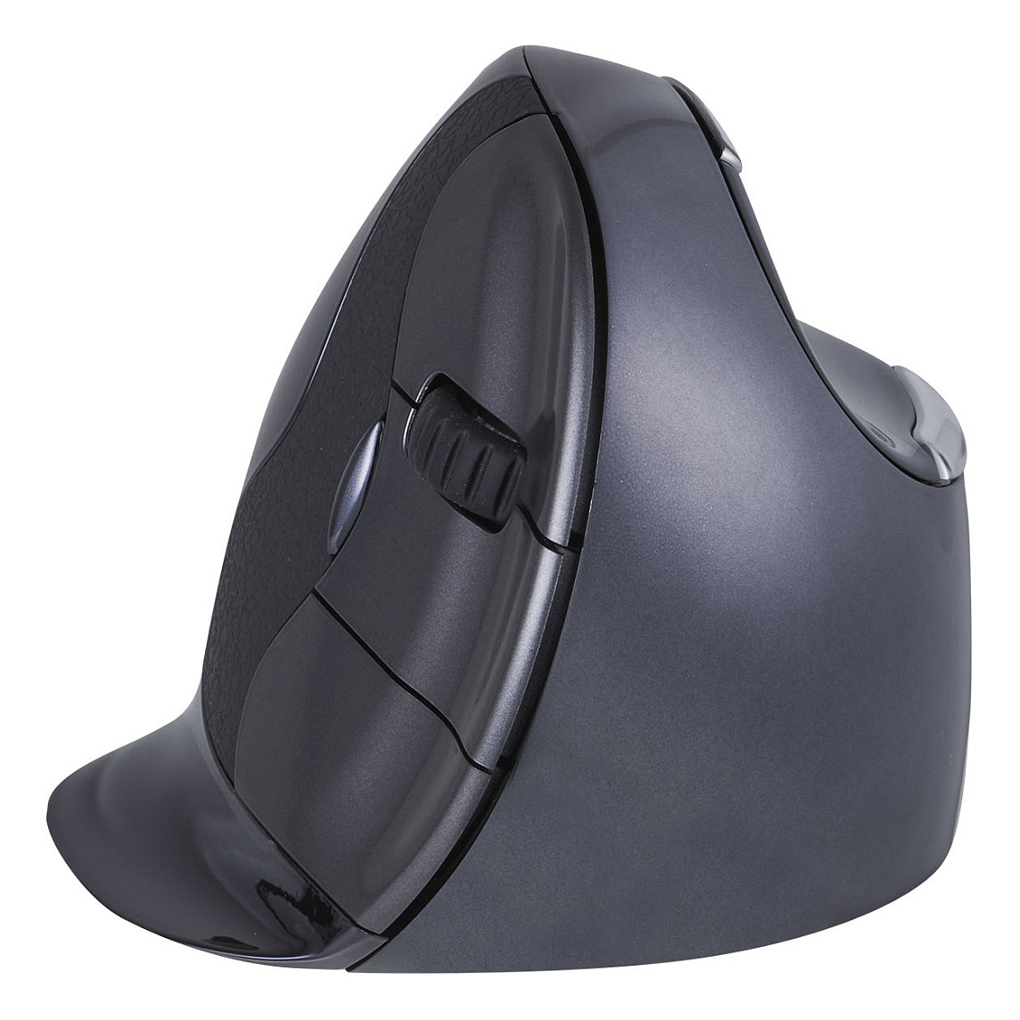 Maus pa Kabllo BakkerElkhuizen Evoluent D Vertikal / 6 Butona / Medium – Zezë - 1