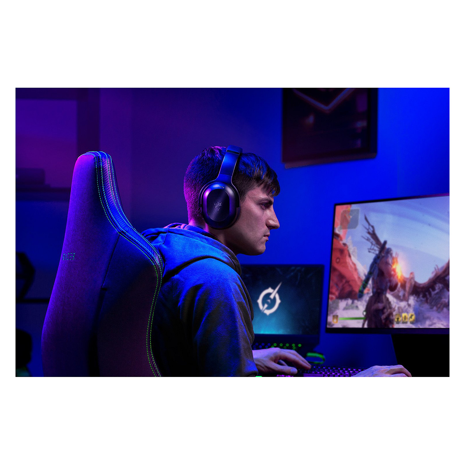 Kufje Gaming Razer Barracuda Pro / Wireless & Wired / Bluetooth 5.2 / 50mm / ANC / Mikrofon - Zezë - 6