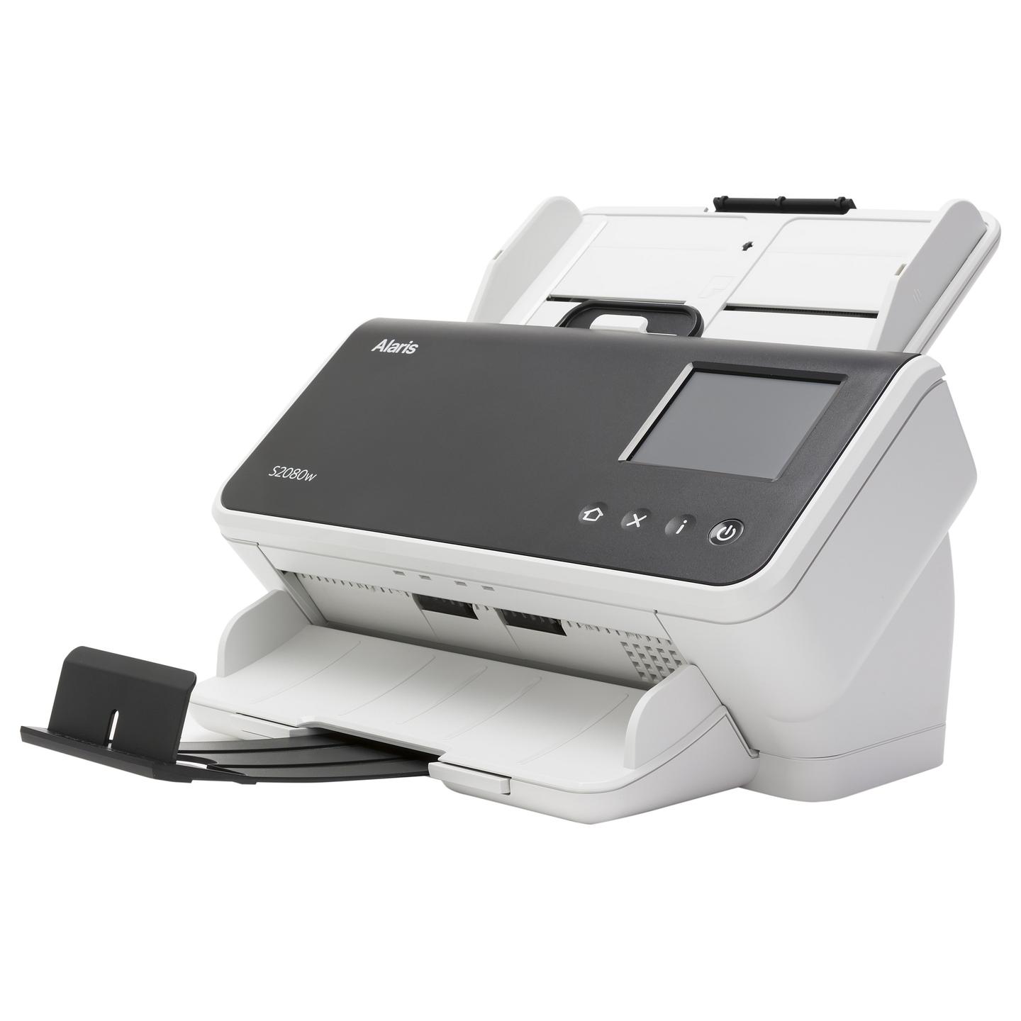 Skaner Kodak S2080W / A4 / Dual CIS / 600 × 600 DPI / Duplex / 80 ppm / 160 ipm / Wi-Fi / Ethernet / USB 3.2 - Bardhë/Zezë