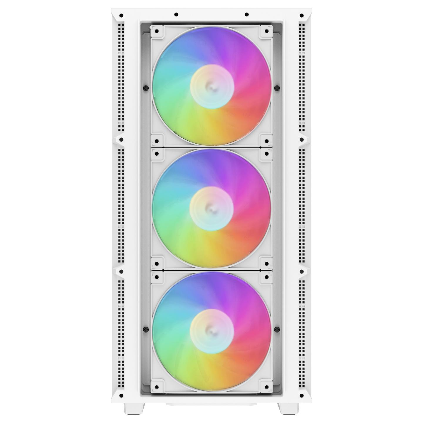 Kasë DeepCool CH560 Digital, Mid Tower, ATX, Tempered Glass, ARGB - Bardhë - 5