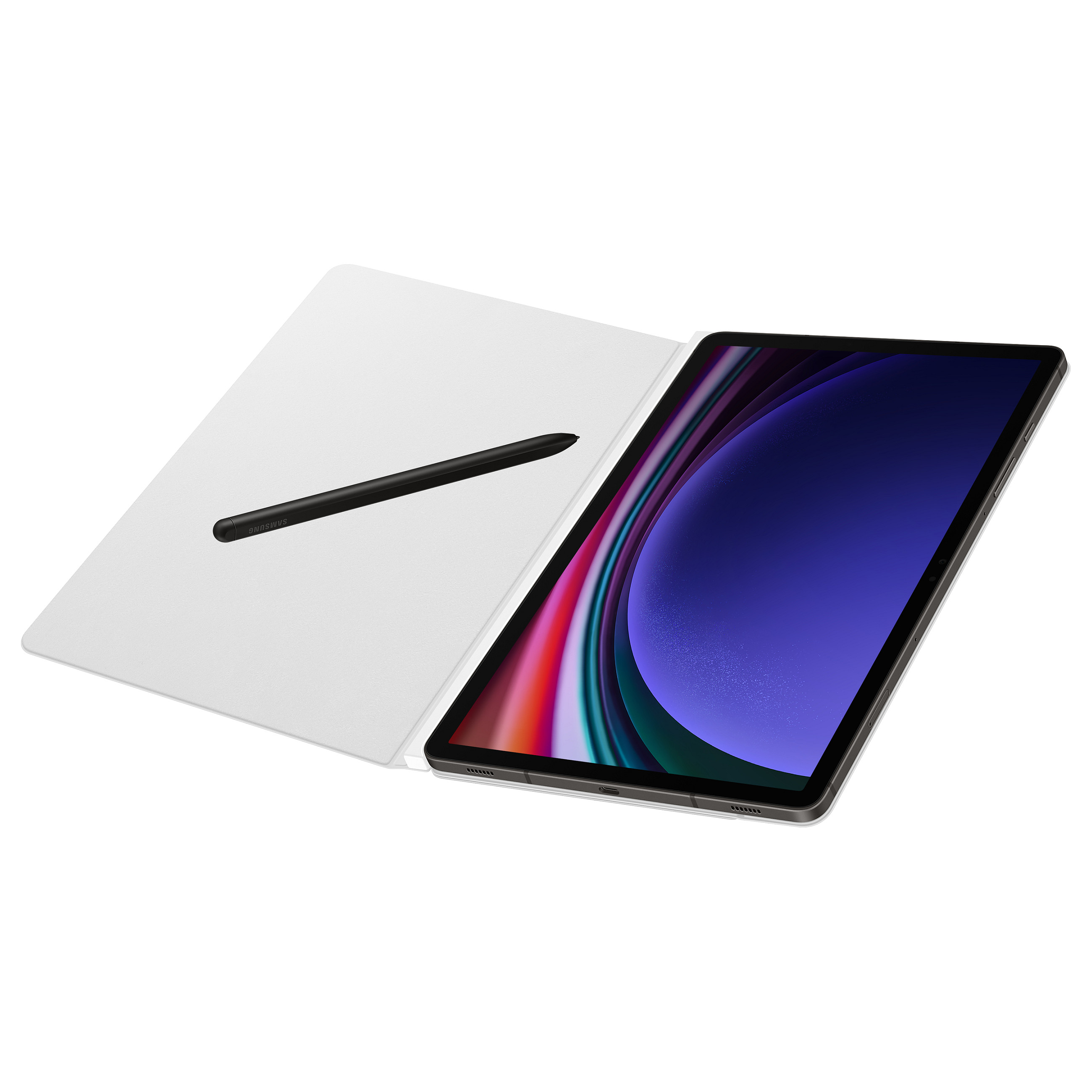 Case Tablet Samsung / Folio / Galaxy Tab S9 / Tab S9 FE / Tab S10 FE / 11" - Bardhë - 11