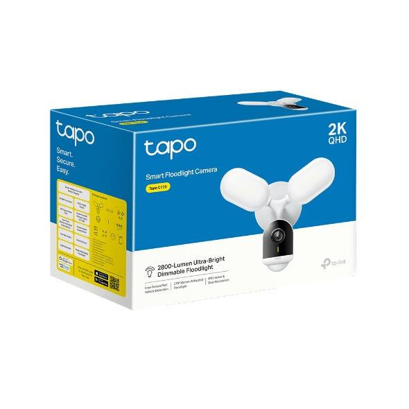 Kamerë Sigurie IP CCTV TP-Link Tapo C720, 4MP, 2.1mm, Floodlight – Bardhë - 2