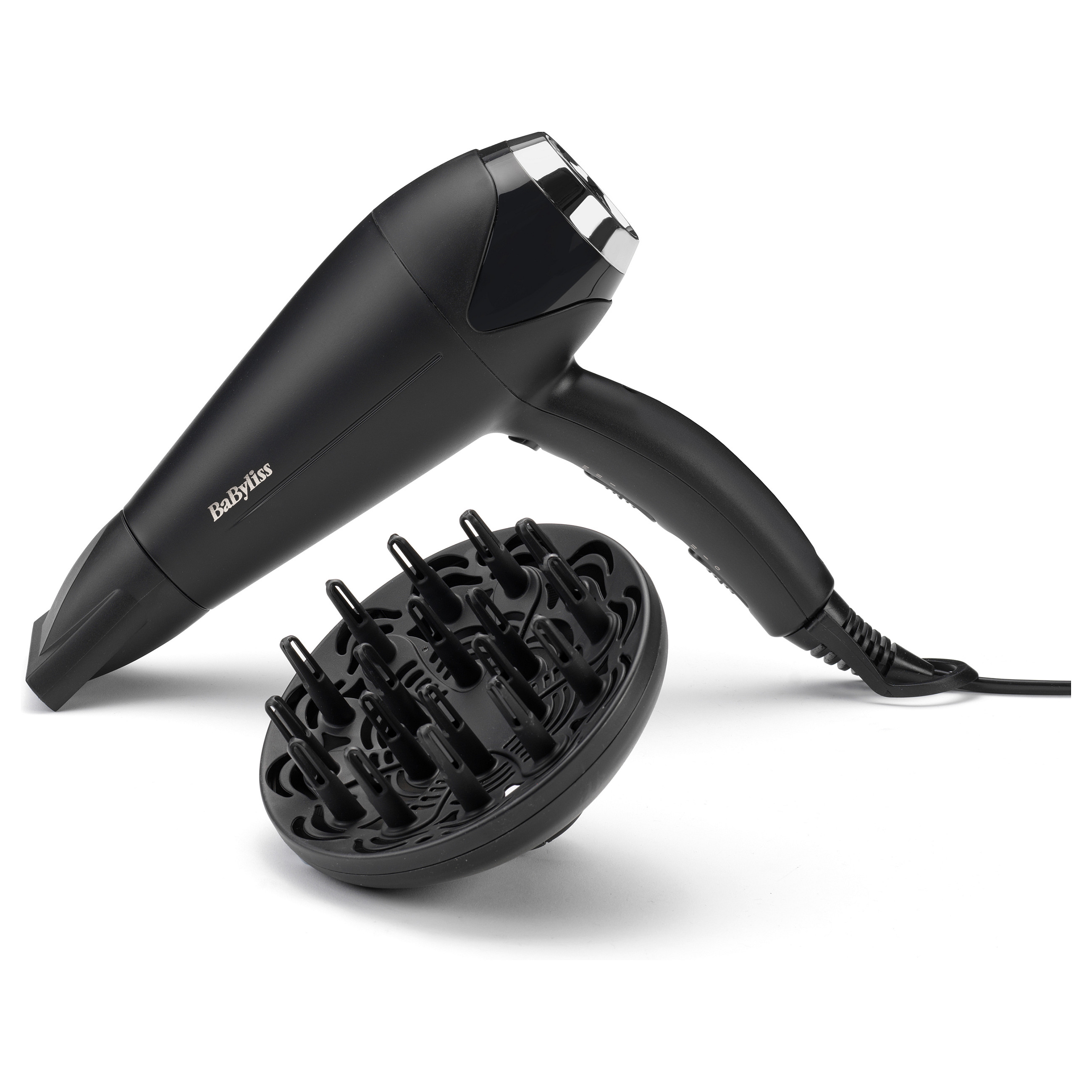 Tharëse për flokë BaByliss Turbo Smooth D572DE / 2200W / Motor AC / Ionic / 91 km/h / 3 Temperatura / 2 Shpejtësi – Zezë - 5