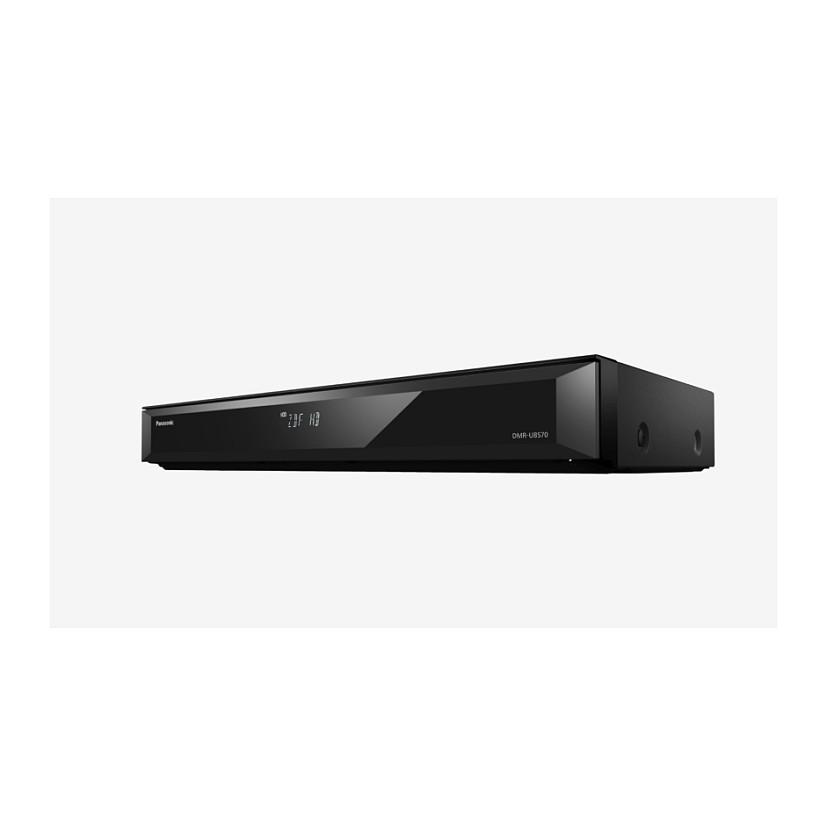 Blu-ray Recorder Panasonic DMR-UBS70EGK, Ultra HD 4K, HDD 500GB, sintonizues satelitor Twin DVB-S2 HD, Wi-Fi, HDR10+, 1 × HDMI - Zezë - 4