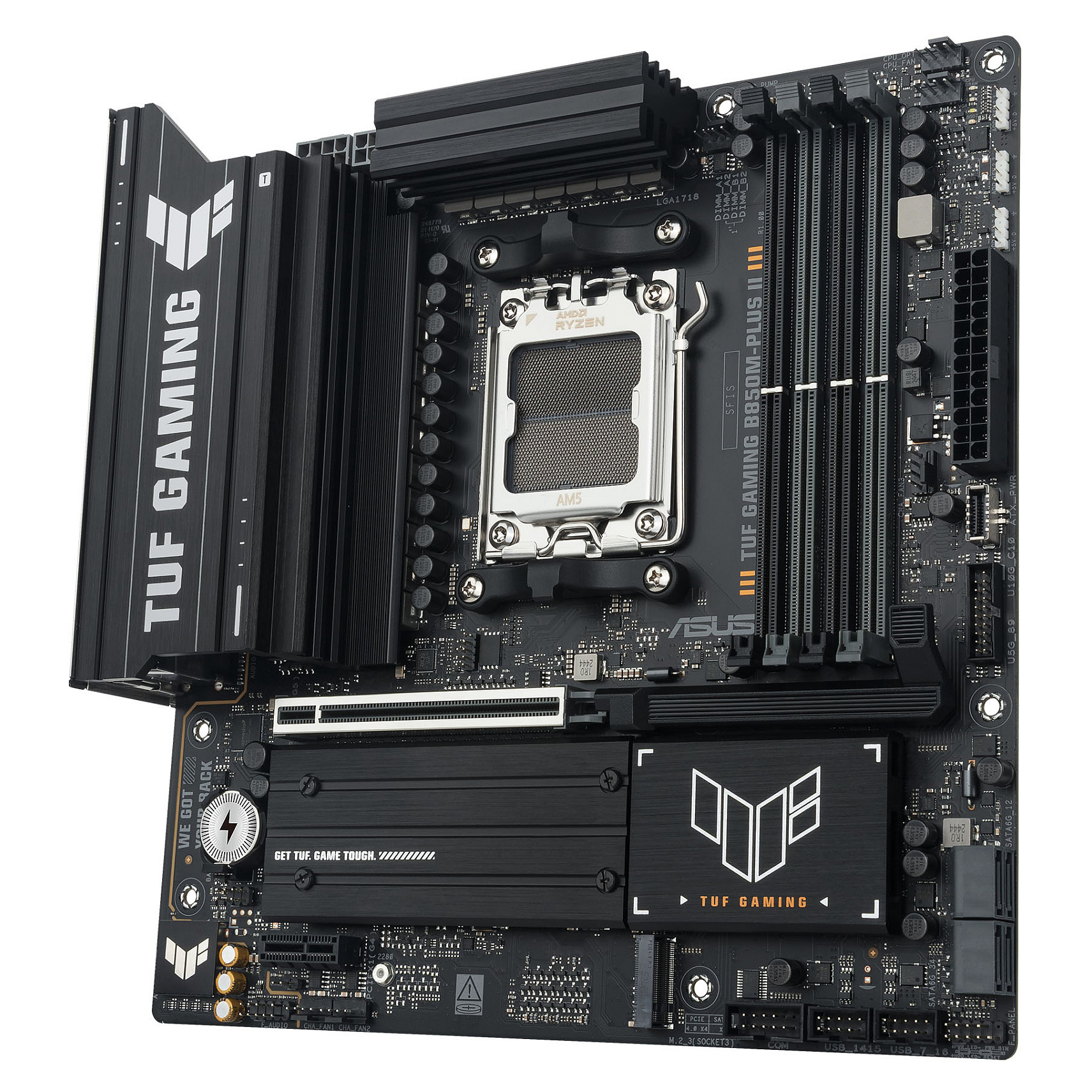 Pllakë Amë AMD AM5 ASUS TUF GAMING B850M-PLUS II / DDR5 / mATX / HDMI+DP - 3