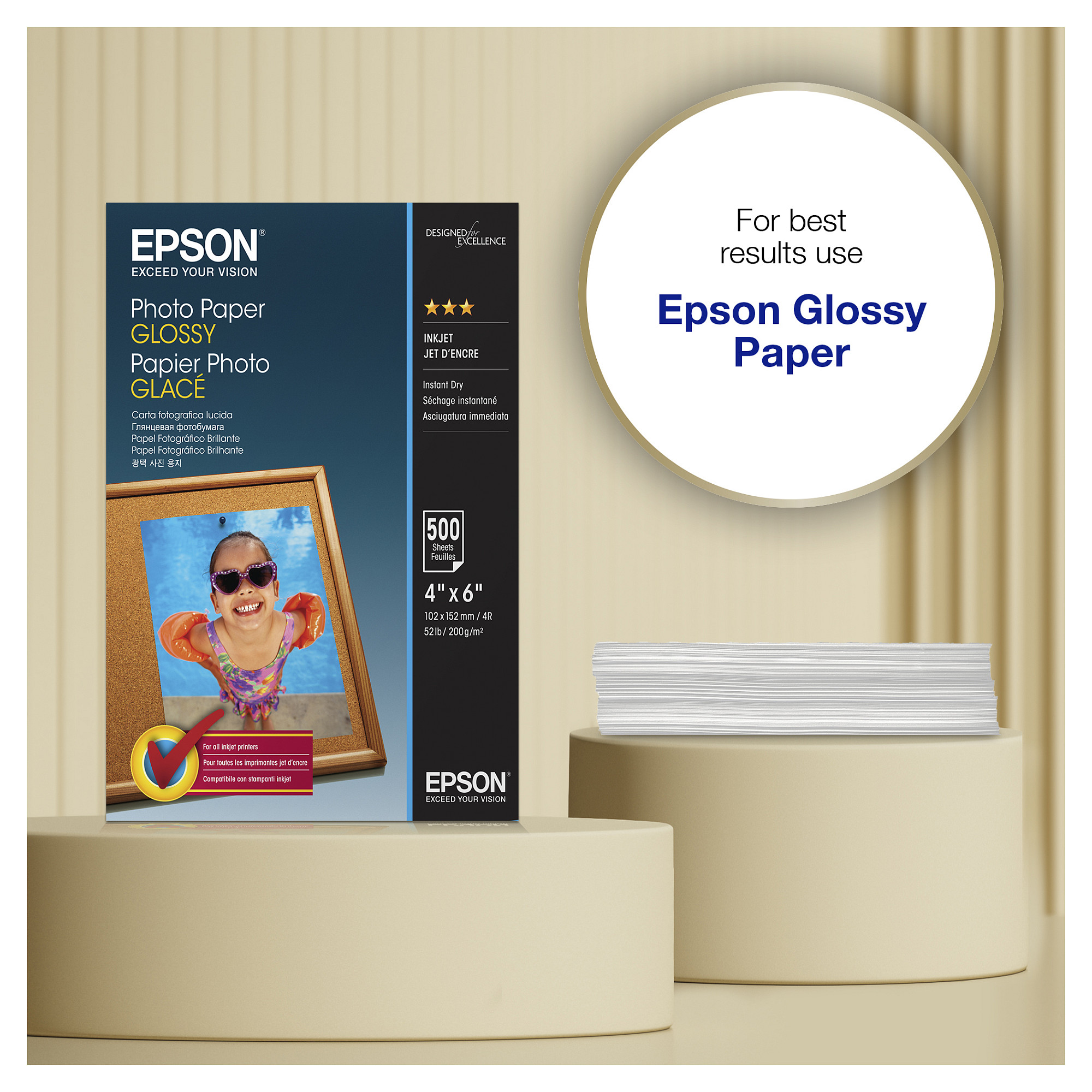 Letër fotografike Epson Photo Paper Glossy 10x15 cm 500 fletë 200 g - 4