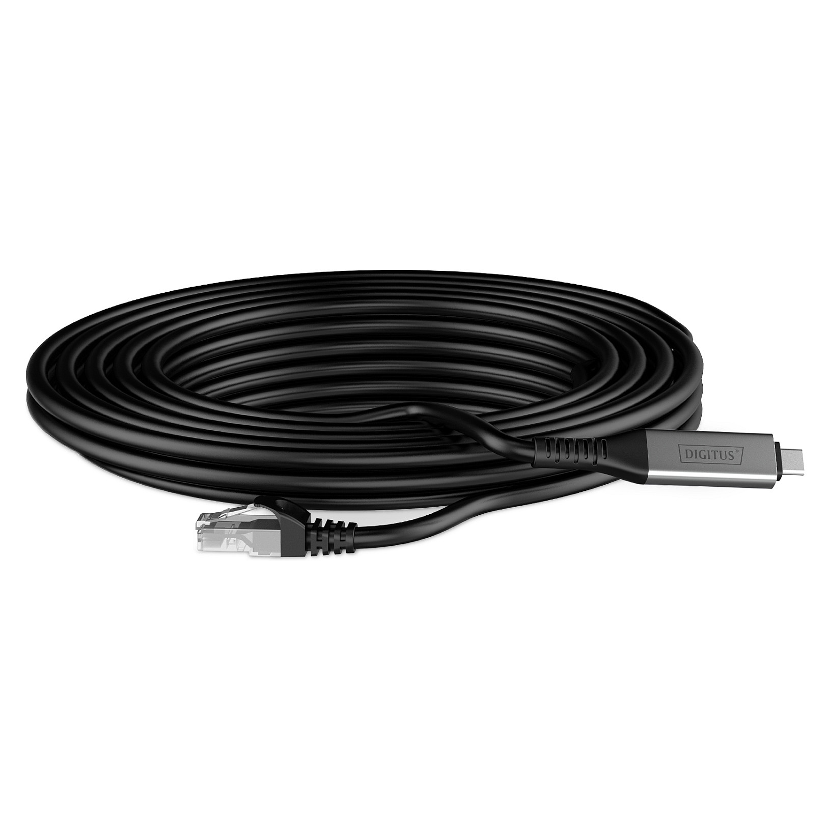 Kabllo USB DIGITUS 3.2 në RJ45 Ethernet S/FTP 1 Gbit/s 2m - 3