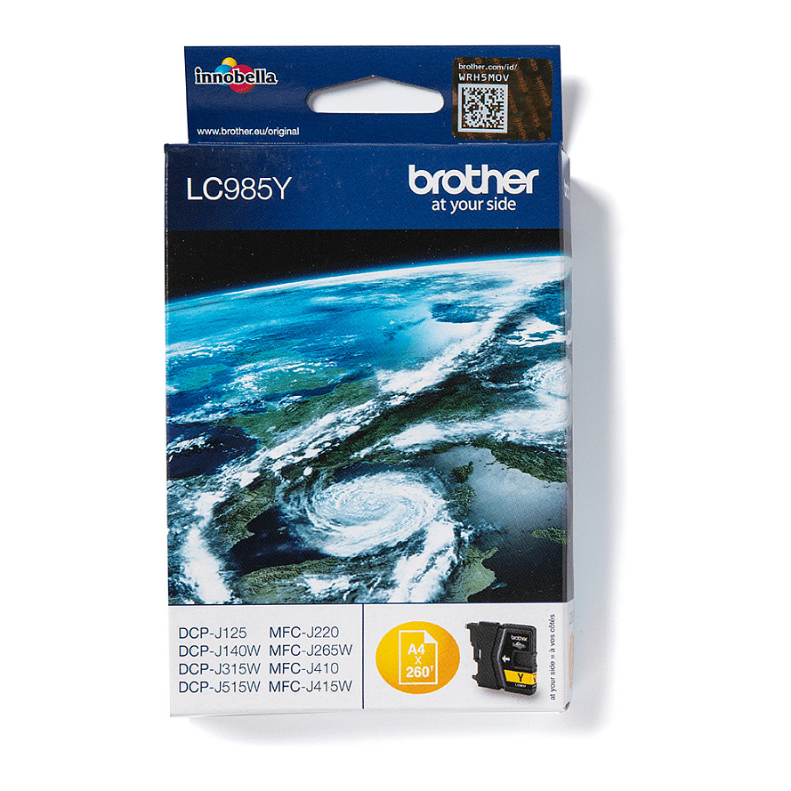 INK Brother LC-985Y deri në 260 faqe sipas ISO/IEC 24711 - Verdhë - 1
