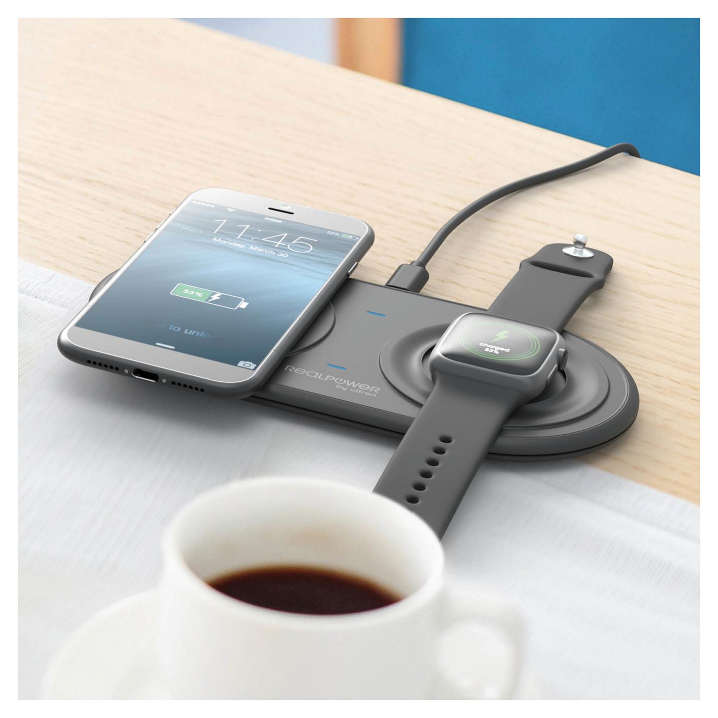 Karikues RealPower ChargeAIR Duo / Karikim Wireless / 15W / Smartphone + Smartwatch – Zezë - 5