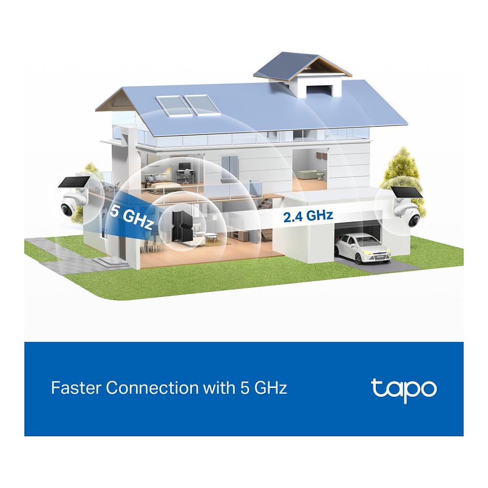 Kamerë Sigurie IP CCTV TP-Link Tapo C660 KIT, 8MP, 4K, Pan/Tilt 360°, 18x Digital Zoom, AI Tracking, Color Night Vision, Wi-Fi, Panel Solar, Bateri, IP65 - Bardhë - 9