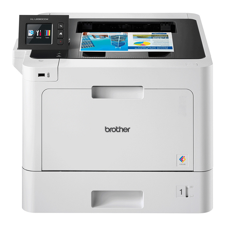 Printer Brother HL-L8360CDW / Color Laser Printer A4 / 31ppm / 2400dpi / LAN WiFi Duplex - Bardhë - 1