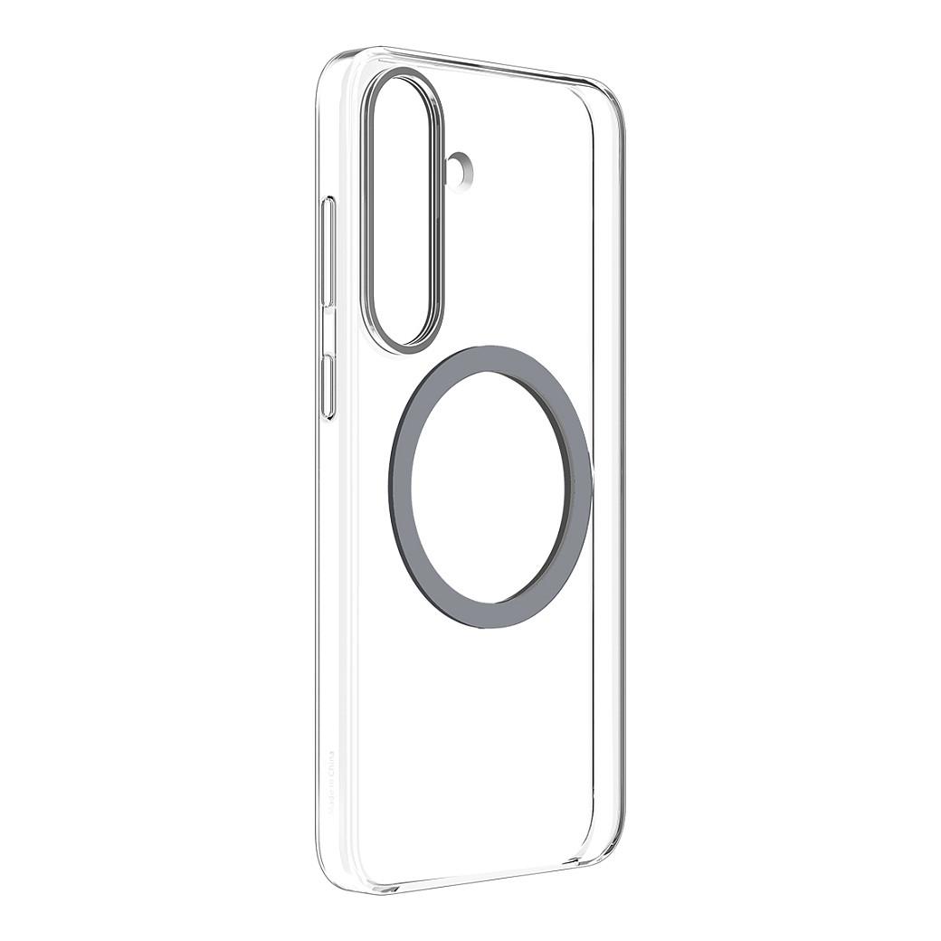 Case për Telefon Samsung Galaxy S25+, Clear Magnet Case, GP-FFS936YCA, Karikim Magnetik – Transparent - 3