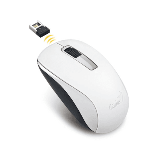 Maus pa kabllo Genius NX-7005 / 2.4GHz / 1200 DPI / 3 Butona – Bardhë - 2