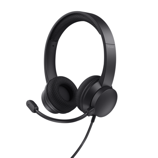 Kufje me kabllo Trust Ayda USB-ENC / On-Ear / USB-A / 40mm Drivers / Mikrofon / ENC / 141g – Zezë