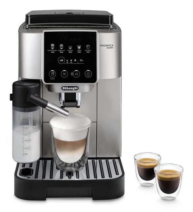 Aparat  për Kafe De’Longhi Magnifica Start / ECAM220.80.SB / 13 Nivele / 1.8L / 15 Bar – Zezë/Argjendtë