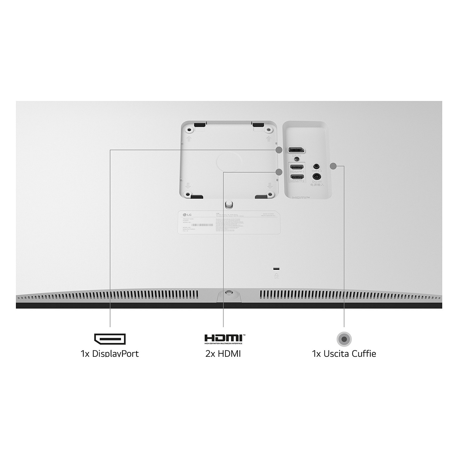 Monitor LG 27US550-W / 27" / 4K UHD / 5ms / LCD / HDMI + DisplayPort - 2
