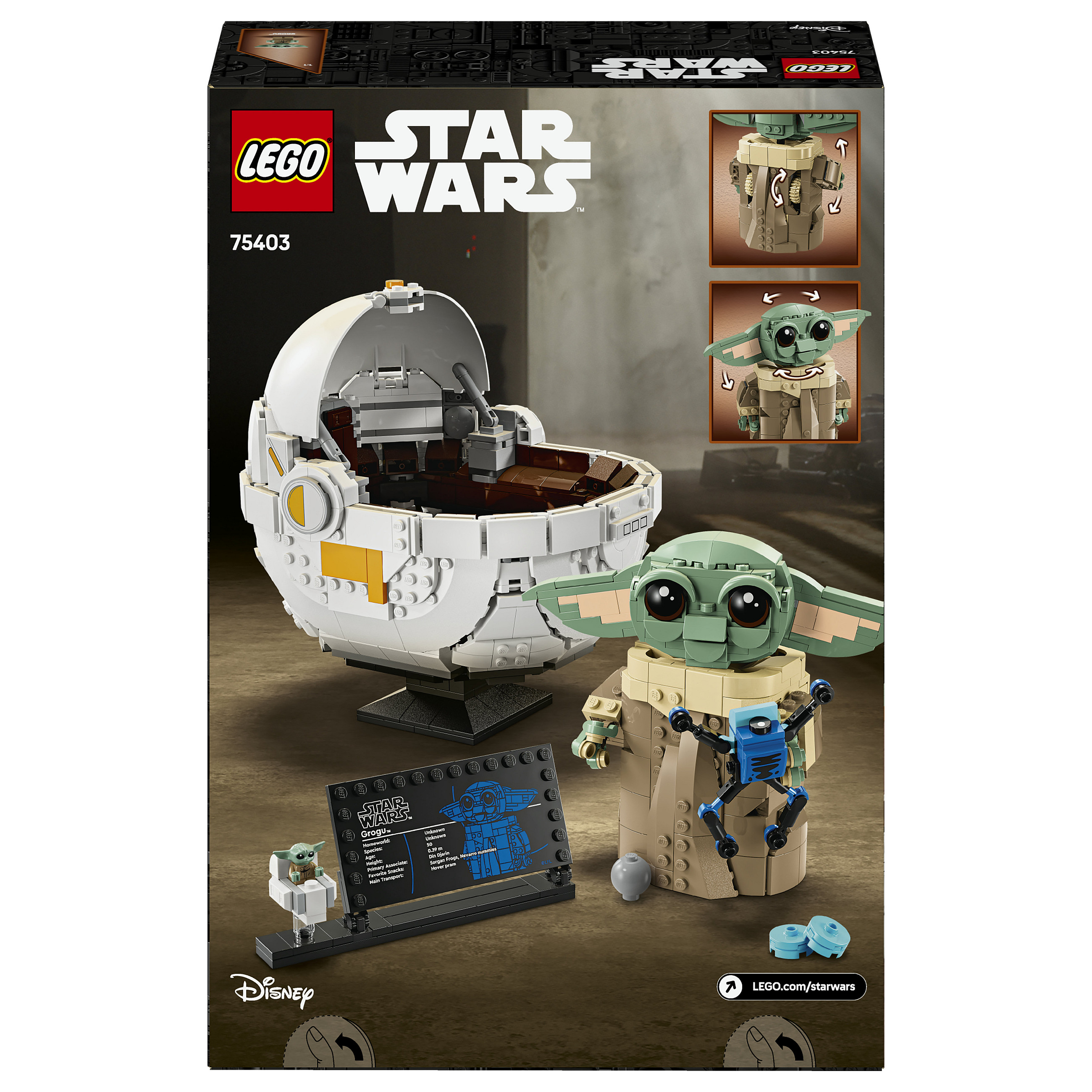 LEGO Star Wars Grogu in His Hover Pram 75403 - 22