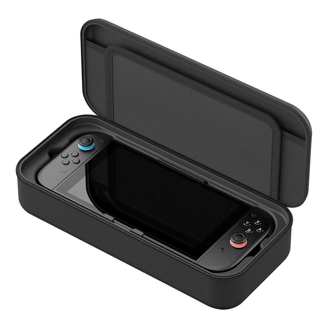 Këllëf për Konzolë Venom VS4964 / Nintendo Switch 2 / Power Bank 10,000 mAh / Mbajtje për 10 Lojëra / Magnetik – Zezë/Blu - 2