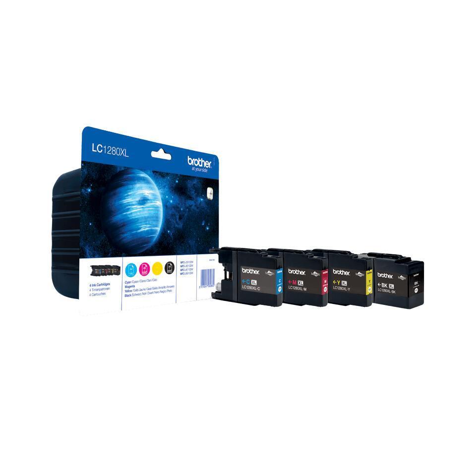 INK Brother LC-1280XLVALBP / 4800 faqe / XL / Multipack - Shumëngjyrësh - 1