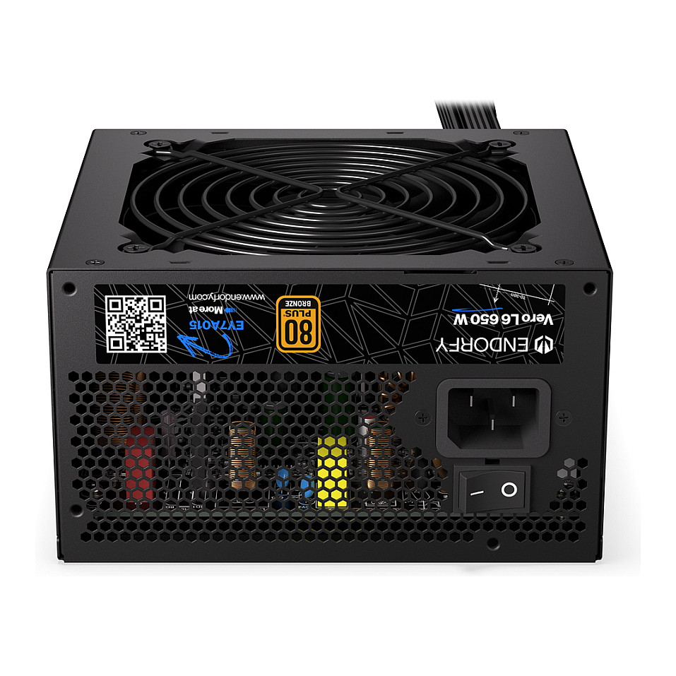 Furnizues Energjie Endorfy Vero L6 / 650W / ATX 3.1 / 80 PLUS Bronze / Non-Modular - Zezë - 11