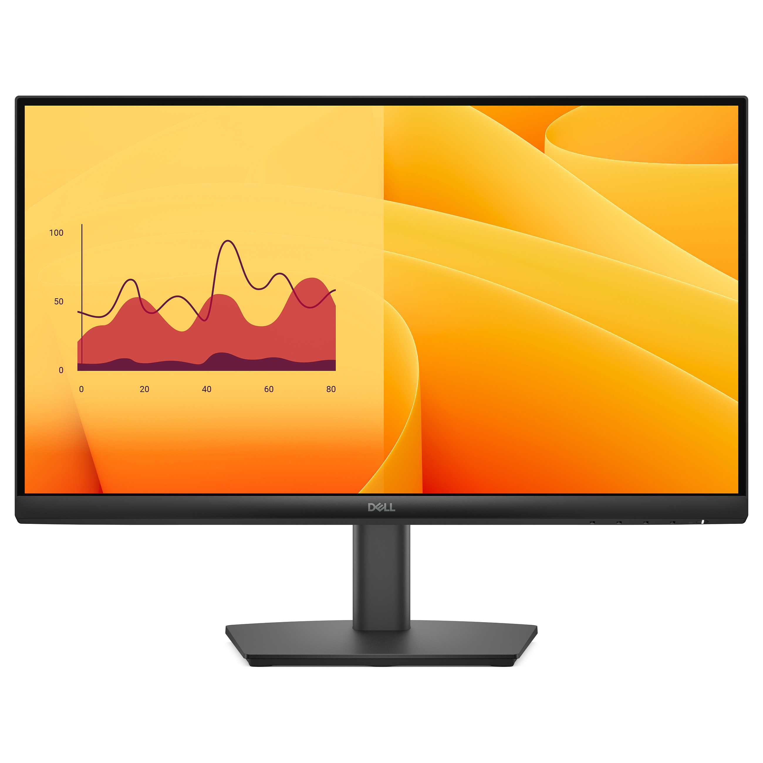 Monitor Dell E2225HM / 21.5″ / FHD VA LCD / 100Hz / 5ms / HDMI + DP + VGA - Zezë - 1