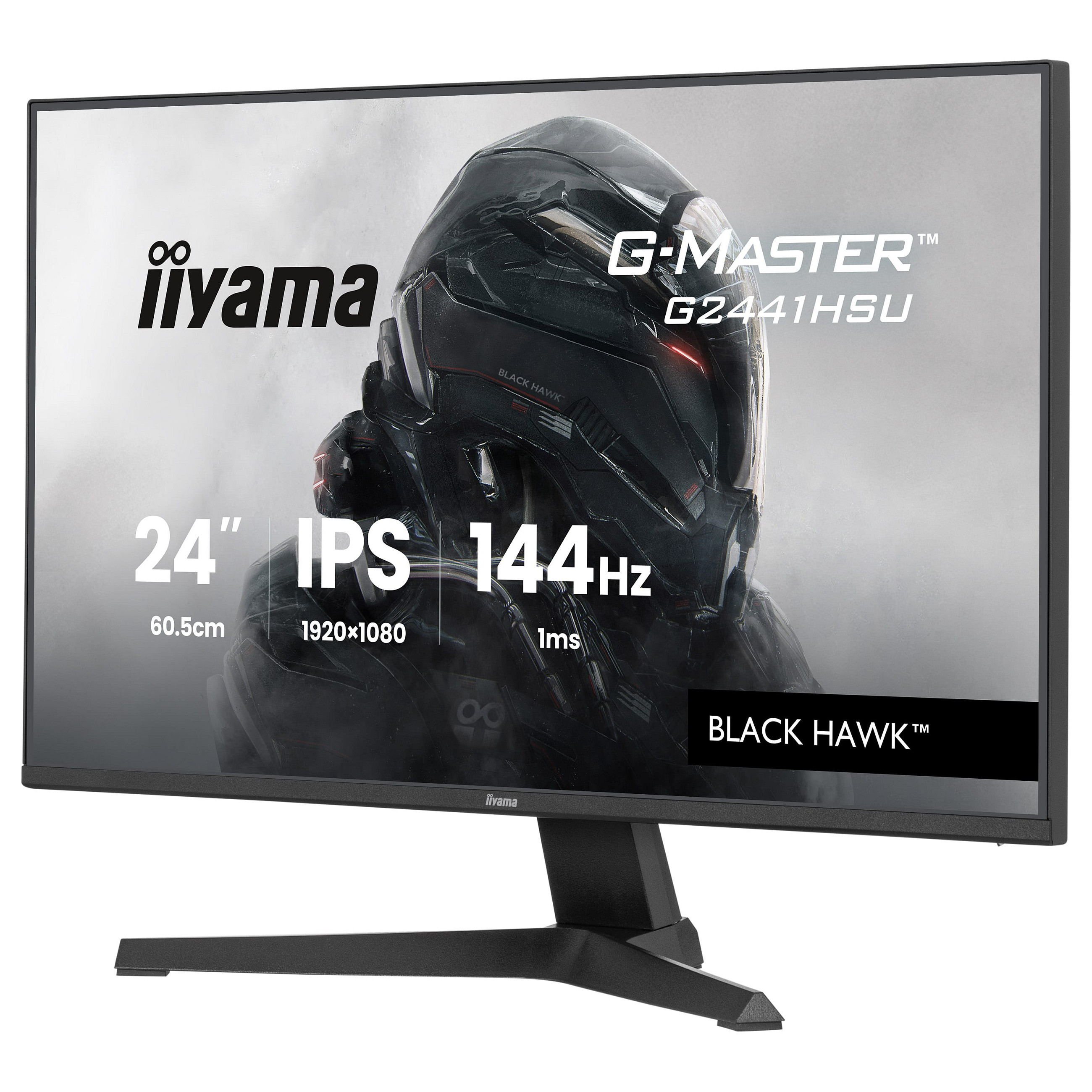 Monitor Gaming iiyama G-Master G2441HSU-B1 / 23.8"/ Full HD IPS / LED / 144 Hz / 1 ms / HDMI+DP+USB+HDCP - Zezë - 2