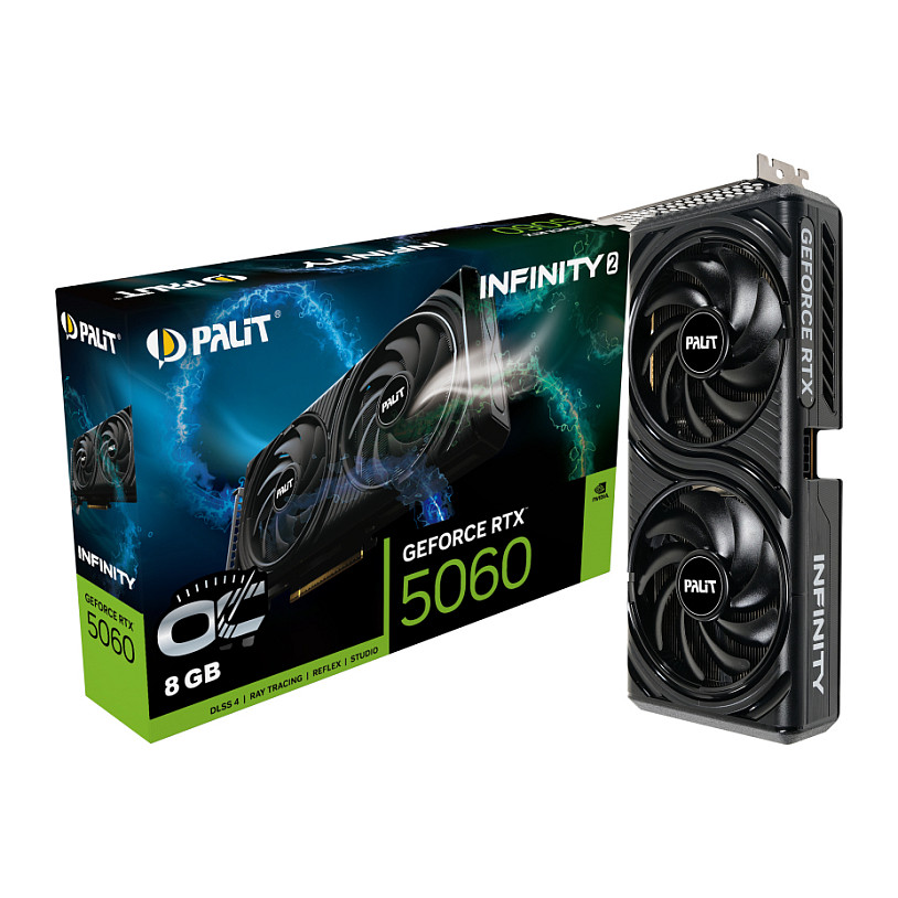 Kartelë grafike NVIDIA RTX 5060 8GB GDDR7 Palit Infinity 2 OC - 10