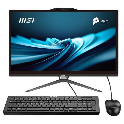 AIO MSI Pro AP222T 14M-428FR, Core i5-14400, 8GB DDR4, 500GB, 21.5" FHD IPS Touch, Intel UHD Graphics 730, Tastierë & Maus - Zezë