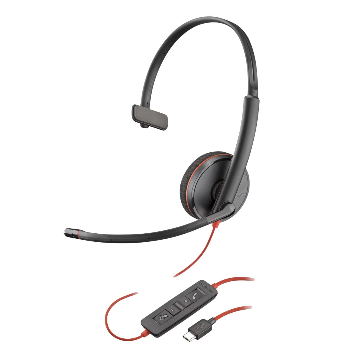 Kufje me Kabllo Poly Blackwire 3210 – Zezë - 1