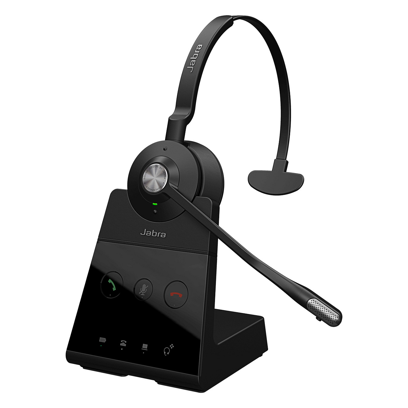 Kufje pa kabllo Jabra Engage 65 SE / DECT / Business Headset / 2 Mikrofona / Me bazë karikimi – Zezë - 1