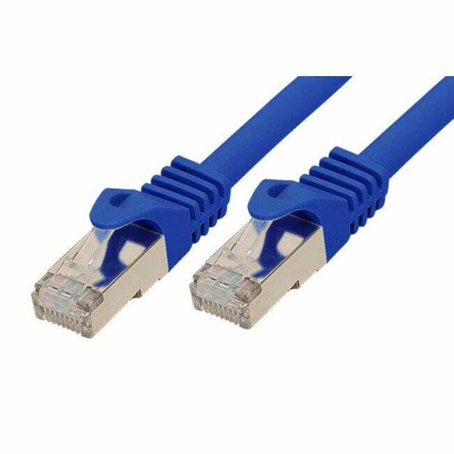 Kabllo për Rrjet S/CONN 75520-B / RJ45 - RJ45 / Cat.7 / S/FTP / AWG 26/7 / 10 m - Blu