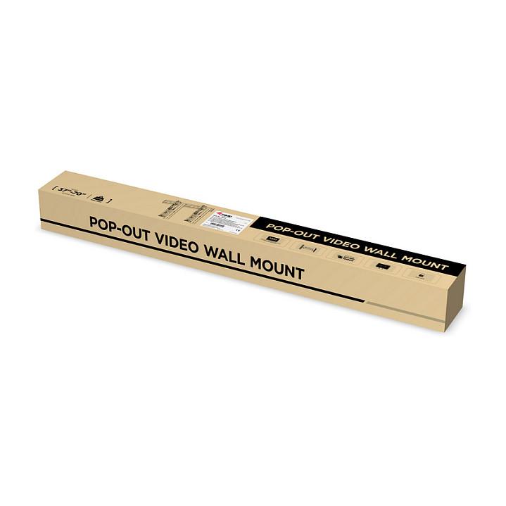 Mbajtëse Muri për TV Equip 650351 / 37"-70" / 45kg / Pop-Out / Video Wall - Zezë - 10