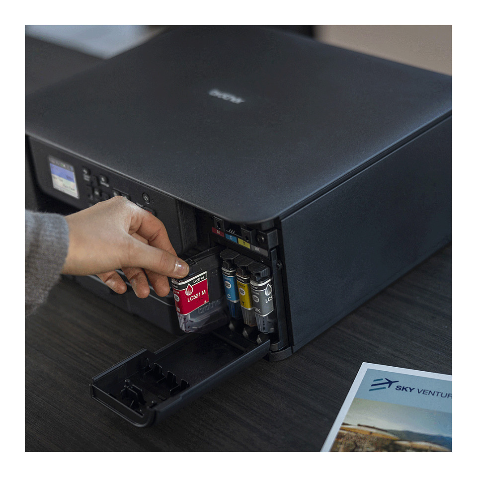 Printer Multifunksional Brother DCP‑J1310DW / 3‑in‑1 / 16ppm / Wi-Fi - Zezë - 6