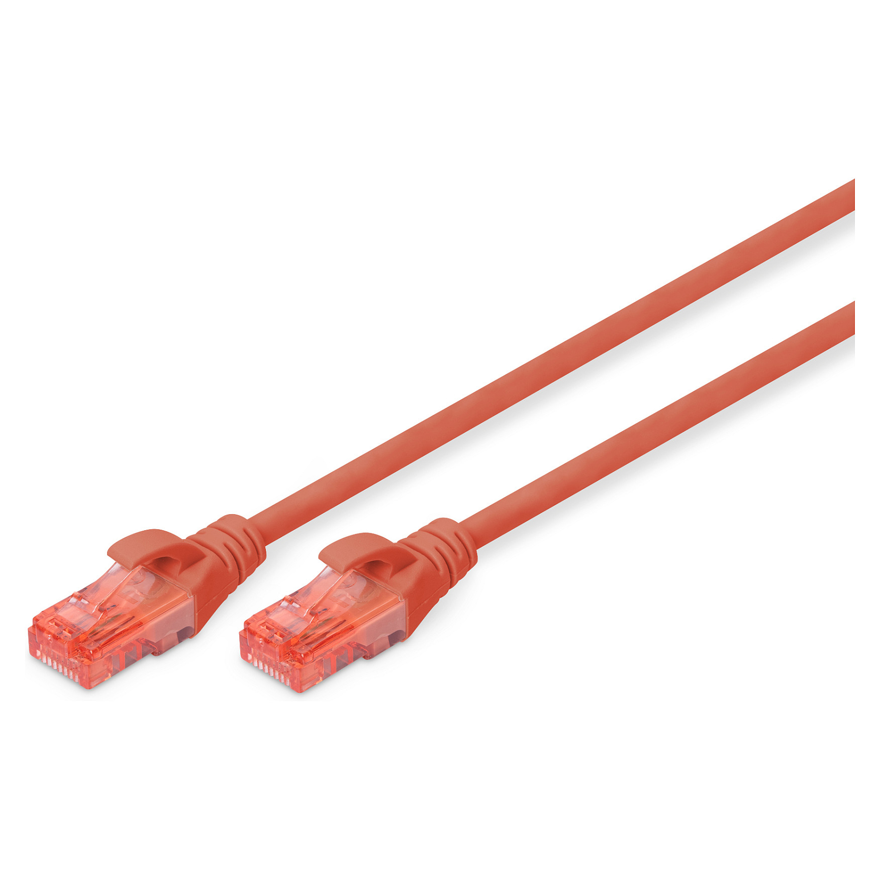 Kabllo për Rrjet DIGITUS Patch Cable Cat6 U/UTP / LSZH / 0.25m - Kuqe - 2