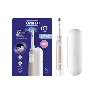 Furçë dhëmbësh elektrike Oral-B iO Series 2 / 3 Modalitete / Sensor Presioni / Timer / Kuti Udhëtimi – Rozë/Bardhë - 1
