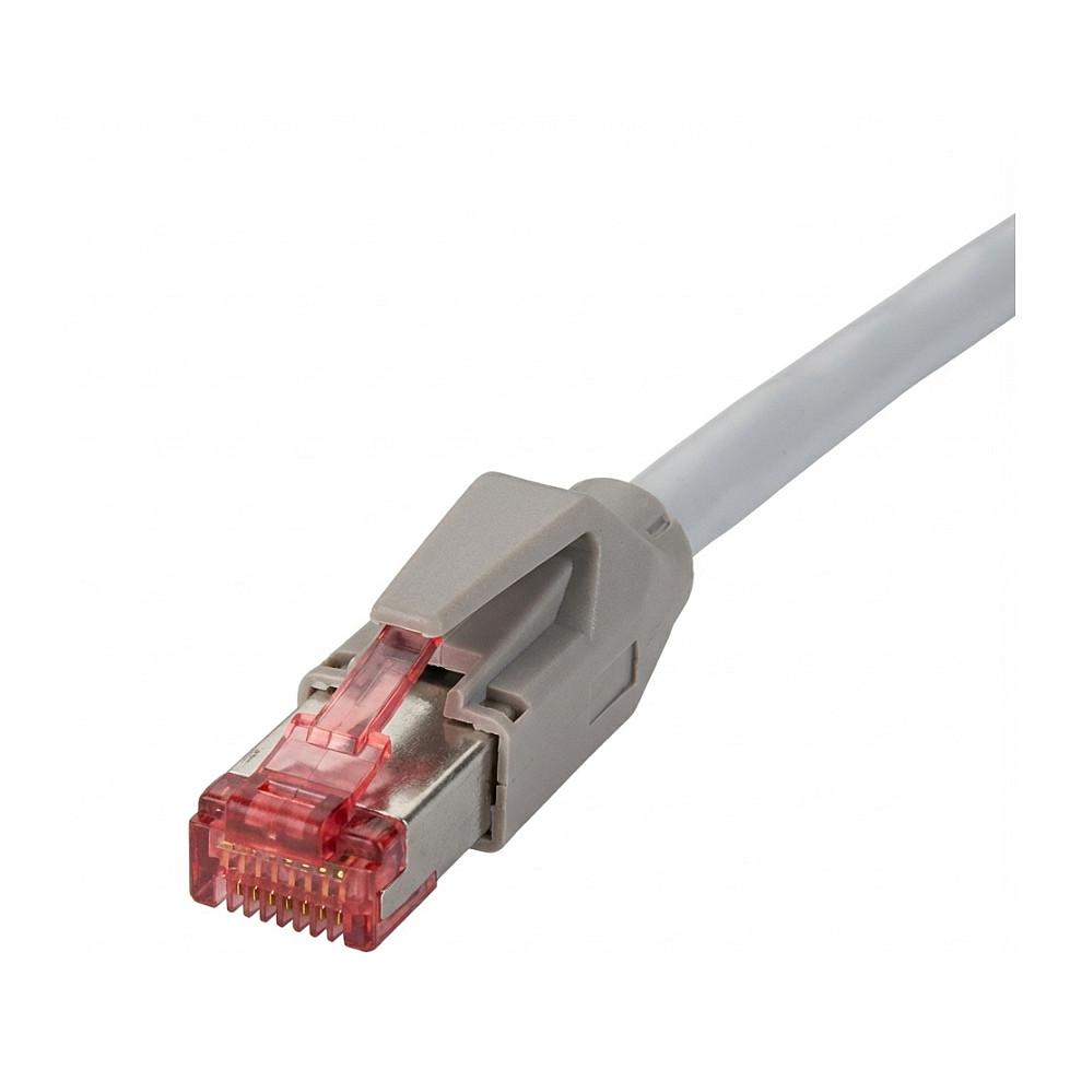 Kabllo për Rrjet DÄTWYLER 21.05.0030 / RJ45 - RJ45 / Cat.6 / S/FTP / AWG 26/7 / 1.2 GHz / 3 m - Gri - 1