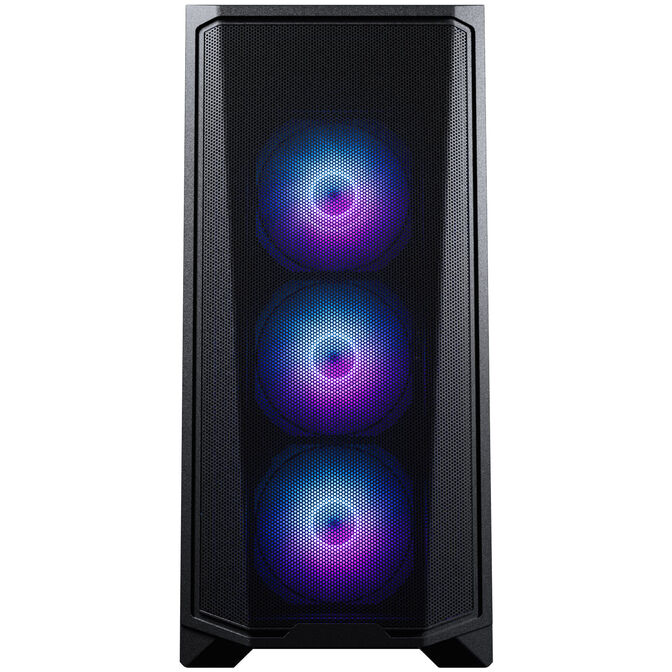 Kasë Phanteks Eclipse G370A DRGB / Midi Tower / SSI-EEB / 3x 120mm D-RGB Fan / Tempered Glass - Zezë - 1
