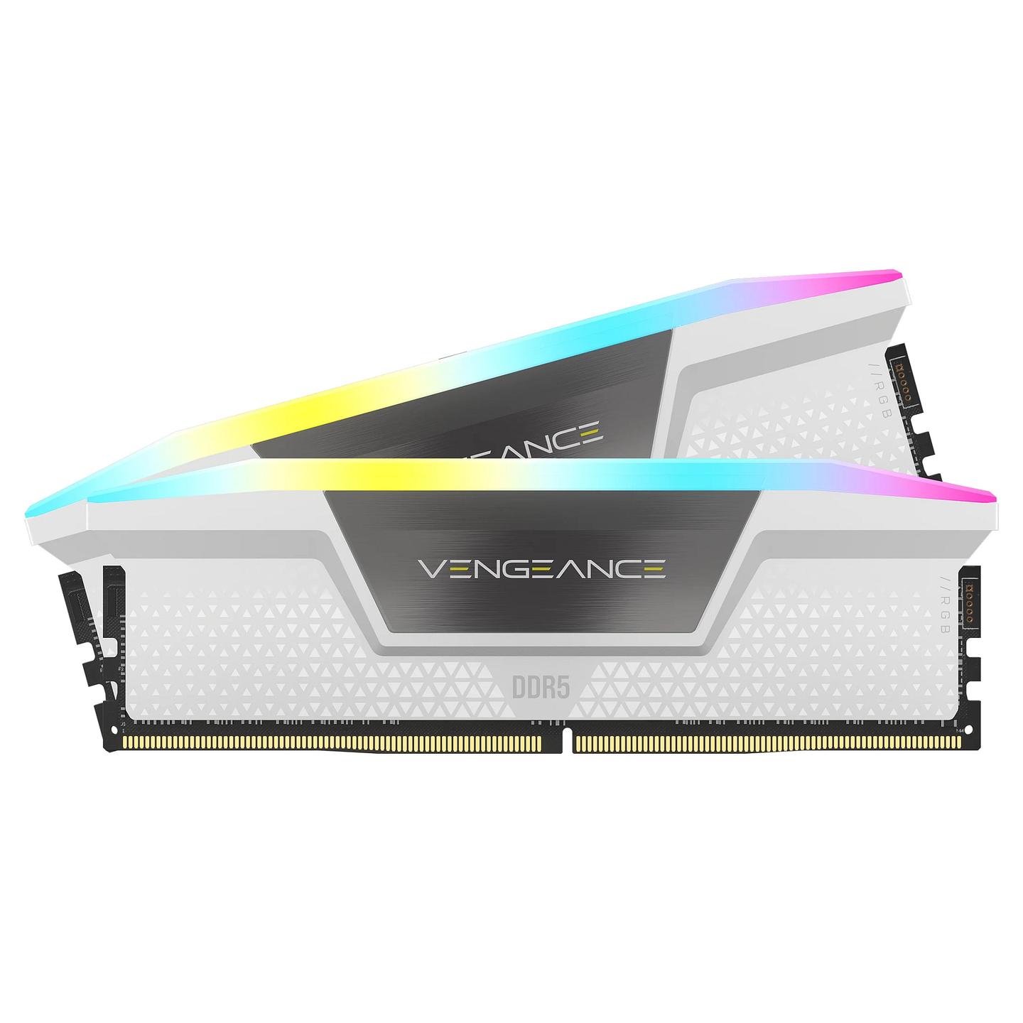 RAM Memorie DDR5 Corsair Vengeance RGB, 32GB (2x16GB), DIMM, 6000MHz, CL36, 288-pin – Bardhë - 4