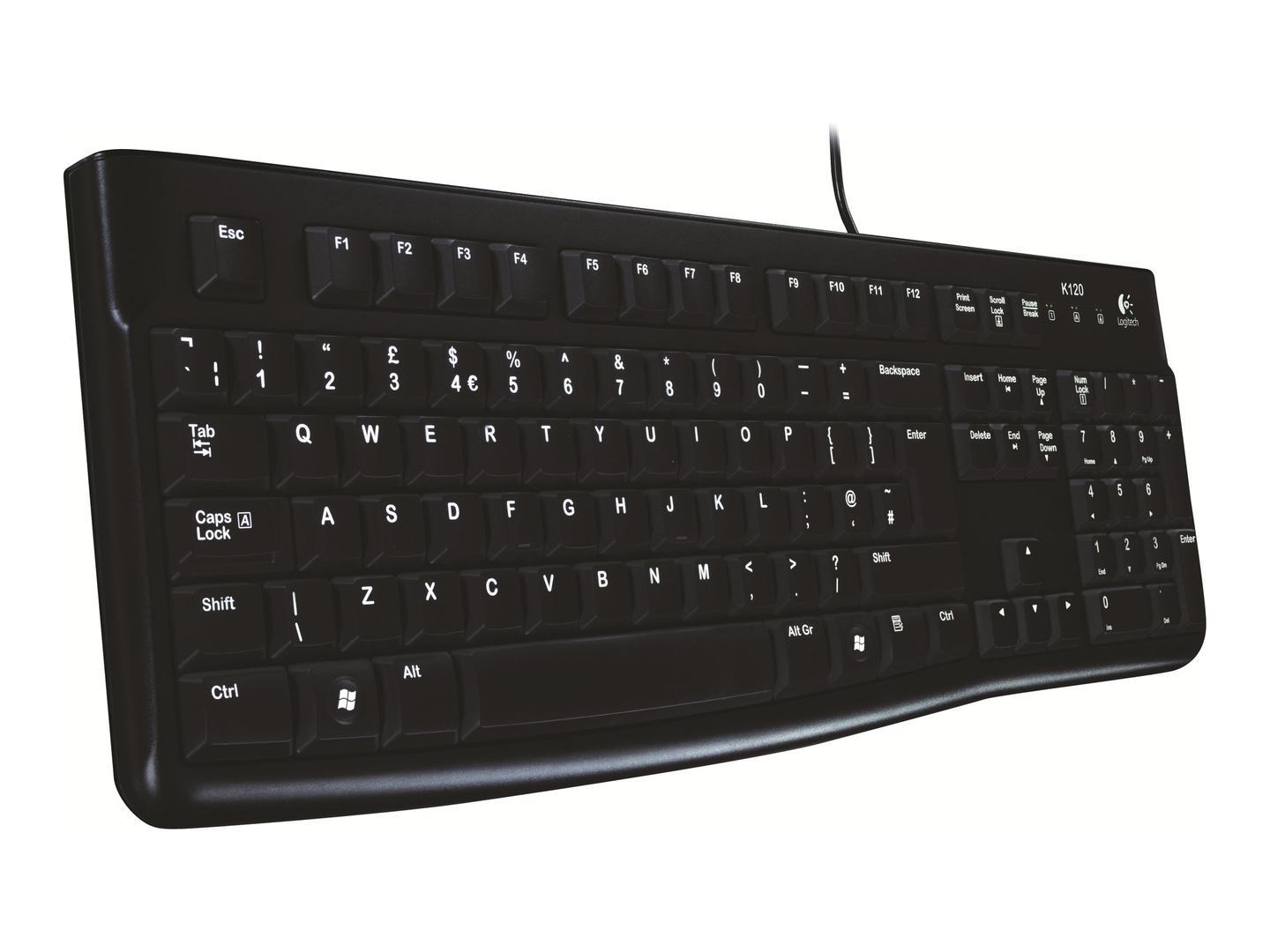Tastierë me kabllo Logitech K120 / Full-Size / QWERTZ / USB / Czech - Zezë - 2